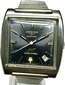 1円～ LONGINES ロンジン ウルトラクロン グレーダイヤル メンズ 自動巻き デイト アンティーク ヴィンテージ 時計