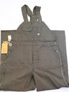 未使用新品 Lot No. SC42302 / FICTION ROMANCE 11oz. BROWN LIBERTY STRIPE OVERALLS SUGER CANE 東洋 ブラウンリバティストライプ 32