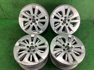 ZVW50 プリウス 前期 純正 15インチ アルミ ホイール 4本 ホイールキャップセット 15×6.5J +40 PCD100 55mm 5H シルバー