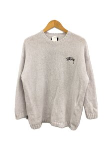 STUSSY◆ニット・セーター(厚手)/6/-/SLV