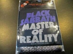 BLACK SABBATH 刺繍パッチ ワッペン master of / metallica