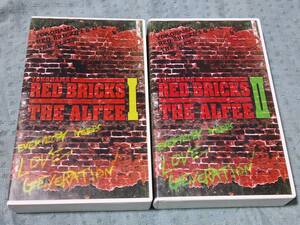 即決VHSビデオ THE ALFEE(アルフィー) 15th Summer 1996 YOKOHAMA RED BRICKS ⅠⅡセット