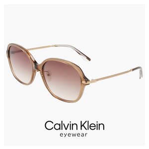 新品 レディース カルバンクライン サングラス ck22560slb 200 57mm calvin klein スクエア バタフライ 型 UVカット UV400 紫外線対策