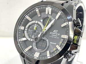 ★CASIO カシオ エディフィス 5427/ECB-500 電波 ソーラー Bluetooth 稼働品 中古★005348