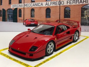 KK scale 1/18 Ferrari F40 レッド　レッドシート　ダイキャスト製　フェラーリ