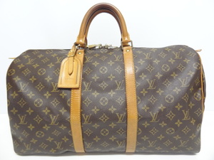 ルイヴィトン モノグラム キーポル50 ボストンバッグ M41426 LOUIS VUITTON ☆P