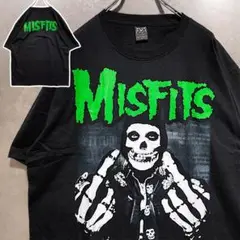 AIWY バンド Tシャツ 古着 黒 ミスフィッツ MISFITS スカル