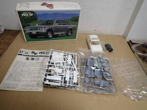 「714/S5B」A9.未組立 AOSHIMA アオシマ トヨタ ハイラックス 4WD ピックアップ ダブルキャブ 1/24 THE RVシリーズ HILUX 4WD プラモデル 