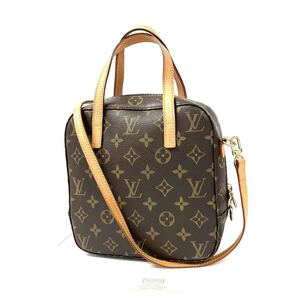 仙59 【1円スタート】良品 LOUIS VUITTON M47500 スポンティーニ 2WAY ショルダーバック ルイヴィトン モノグラム レディース ミニバック