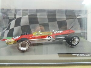 ■ デアゴスティーニ 1:43 LOTUS 49B - 1968 Graham Hill ロータス グラハム・ヒル レーシングモデルミニカー