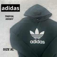 adidas TREFOIL HOODY パーカートレーナー　ダークグリーンXL