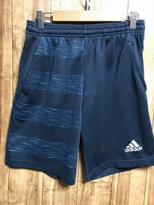 送無♪adidas CLIMACOOLアディダス♪ハーフパンツ ショーツ・濃紺・S