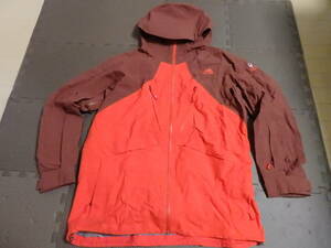 THE NORTH FACE FREE THINKER JACKET ノースフェイス　フリーシンカージャケット中古　赤x茶色　使用感あり　NS61603 スキー スノーボード