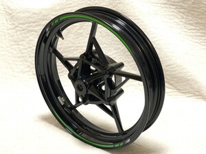 KAWASAKI（カワサキ） 純正 41073-0752-QT フロント ホイール　新車外し美品　Ninja250 Ninja400 Z250 Z400 ブラック