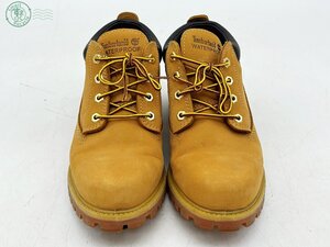 BA0608218　♭Timberland WATERPROOF ティンバーランド 11041 ハイカットシューズ ブラウン ベージュ系 靴 くつ 現状品 中古