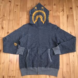 ★新品★ シャーク パーカー Mサイズ navy shark full zip hoodie a bathing ape bape エイプ ベイプ アベイシングエイプ 80t