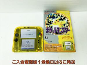 【1円】ニンテンドー2DS 本体/箱 セット ポケットモンスター ピカチュウ FTR-001 初期化/動作確認済 ソフト/内箱他欠品 E05-953rm/F3