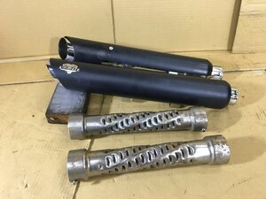 スポーツスター 社外 バンス＆ハインズ TWIN スラッシュ スリップオン マフラー 3インチ 美品 オプションバッフル付 動画有 中古 TO-Z3585