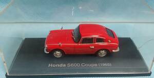ミニカー：国産名車コレクション 1/43 ホンダ S600 クーペ 1965年 レッド ケース入 2401/オクパナ