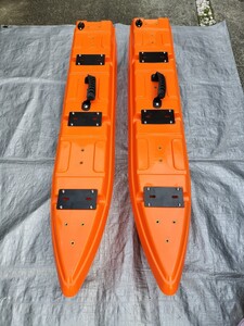 Boat55 新形状 ポリエチレン製 ボート用サイドフロート 　　釣り針やヒレが刺さらない 2馬力 ミニボート 自作用 ボート用品