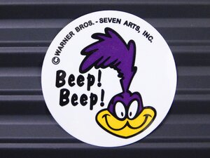 ◆送料\110◆【Beep!Beep!・ロードランナー】※《レーシングステッカー》　(品番ms047)　アメリカン雑貨　ガレージ