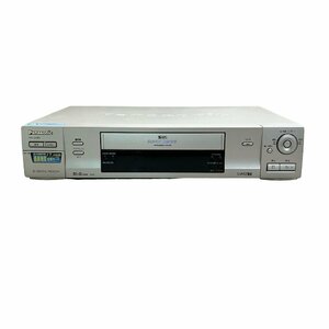 ☆Panasonic パナソニック NV-SVB1 S-VHSビデオデッキ 通電確認のみ 99年製 本体のみ リモコン・電源ケーブルなし ジャンク品 3.9kg☆