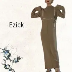 Yukko × Ezick  パールハーネスセットニットドレス ワンピース