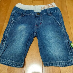 デニムハーフパンツ PERFECT DASH ハーフパンツ 半ズボン デニム ジーンズ 110 男の子 男児 女の子 女児 子供服 中古 キッズ