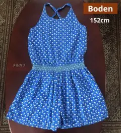 美品　Boden ボーデン　花柄　スモック　プレイスーツ　サロペット 150