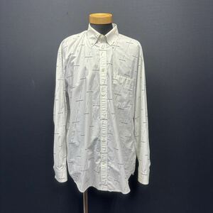 BALENCIAGA ALL OVER LOGO SHIRT white size 37 バレンシアガ オールオーバーロゴ シャツ 長袖 国内正規品 ロングスリーブ 白 総柄