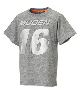 MUGEN 無限16エンボス Tシャツ グレー Sサイズ