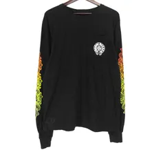 クロムハーツ CHROME HEARTS 【 Back Grad Circle Logo L/S Tee 】 バック グラデーション サークルロゴ ロングスリーブ カットソー 長袖 Tシャツ n7533