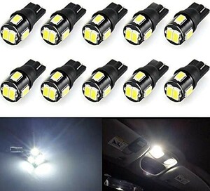 ▲ Wincar T10 LEDホワイト 爆光、高輝度 W5W 194 168 LED バルブ、12V車用ナンバー灯 ポジション ウエ