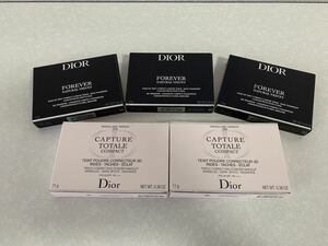 Dior ディオール ファンデーション5個セット まとめ売りトータル トリプル コレクティング パウダー フォーエヴァー ナチュラル ベルベット