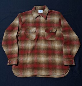 新品未使用　USA製　NEW REPUBLIC VARSITY WOOL PULLOVER チェックシャツ　プルオーバー　L.L.Bean ペンドルトン ウールリッチ ラルフ