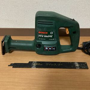 BOSCH／電子無段変速 オービタルパーソナルソー PFZ550PE 木工用 ジグゾー／中古電動工具 ★動作確認済み