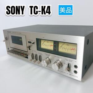 ☆美品 全動作確認済み☆ ソニー SONY TC-K4 カセットデッキ