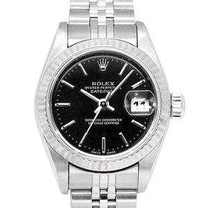 ロレックス ROLEX デイトジャスト 79174 ブラック文字盤 Y番 SS/WG レディース腕時計 自動巻き DATEJUST 26mm ブランド