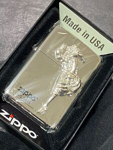 zippo ウィンディ 立体シルバーメタル 限定品 希少モデル 2024年製 WINDY シリアルナンバー NO.0018 ケース 保証書付き