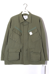 23SS WTAPS ダブルタップス SIZE:2 JUNGLE 02 / LS / NYCO. RIPSTOP ジャングル リップストップ 長袖BDUシャツ OLIVE DRAB オリーブ 231WVD