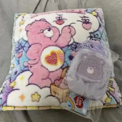 【⭐️最終お値下げ⭐️】ケアベア Care Bears もこもこ巾着 パープル