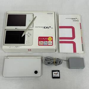 24品/A047255-1/L012-311/NJ3000【名古屋】Nintendo ニンテンドー DSi LL UTL-001 ゲーム機 / ソフト 1点