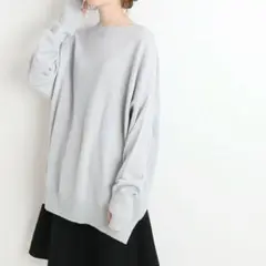 美品✨ イエナ カシミヤ BIG ボートネック プルオーバー F