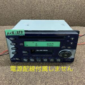 AV8-253 激安 カーステレオ TOYOTA CKP-W59 08600-00005 PIONEER FH-M8346ZT CD カセット デッキ 本体のみ 簡易動作確認済み 中古現状品