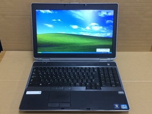 ★Windows XP★ DELL Latitude E6530｜Core i7 3450M/NVS5200M/FullHD/4GB/320GB HDD/無線LAN/DVD｜HS80-