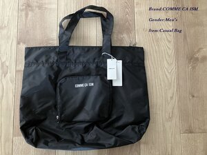 新品 COMME CA ISM MEN コムサイズム 大容量 トートバッグ エコバッグ 99XE51 定価4,900円