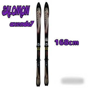 石)SALOMON 　サロモン　axendo7 スキー板　全長約168cm　現状品　230530　G