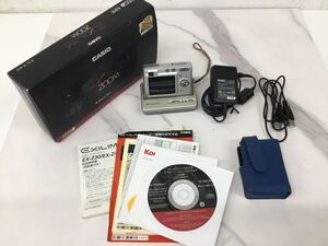 ●営TT226-60【稼動品】CASIO EXILIM EX-Z40 カシオ エクシリム コンパクトデジタルカメラ バッテリー・元箱・説明書付 /ｑ