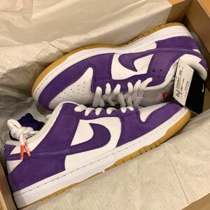 Nike SB Dunk Low Pro ISO Orange Label Court Purple Gum ナイキ ダンク ロー プロ オレンジレーベル コートパープル ガム 25.5 cm