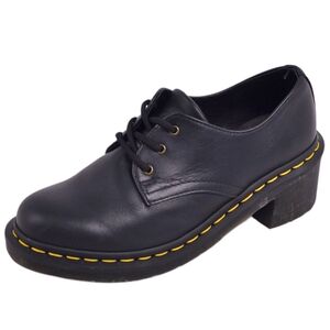 美品 ドクターマーチン Dr.Martens レザーシューズ 3ホール AMORY アモリー チャンキーヒール レザー 靴 レディース UK5 cf07ed-rm05r07011